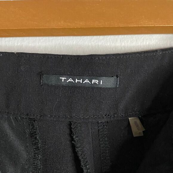 Tahari Women's Black Ankle Dress Pants - Picture 8 of 10